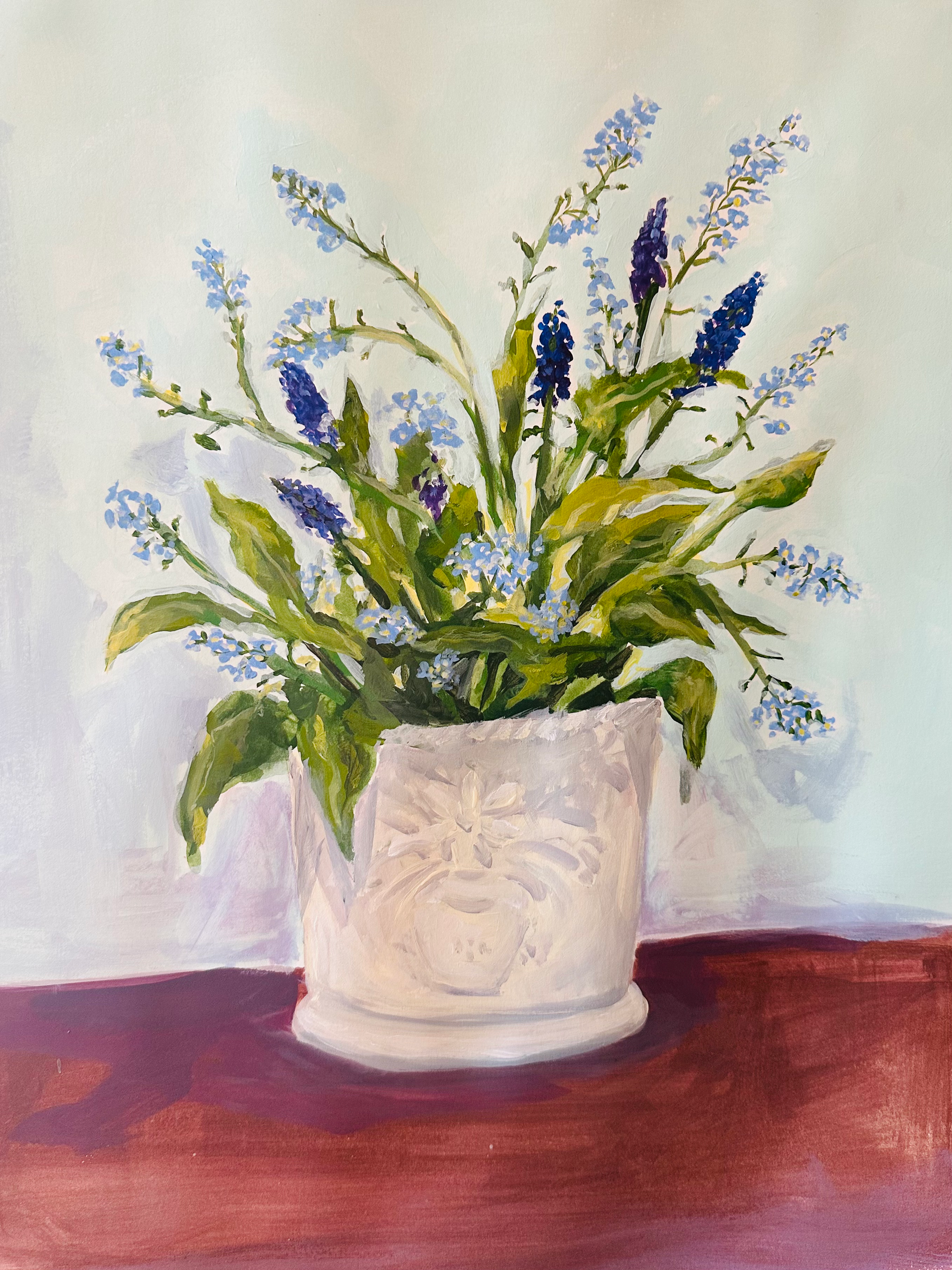 Forget-me-nots in French Finery