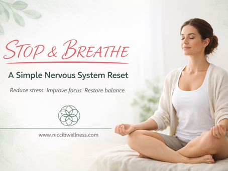 Stop. Breathe. Reset.