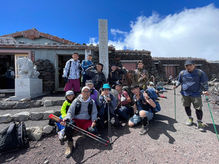 富士登山中の様子