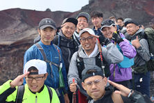 富士登山登頂後の様子