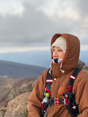 ナイトハイク登頂後の様子