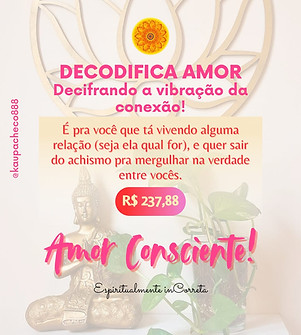 Estudo aprofundado da conexão que você tá vivendo (ou tentando entender) Tá tudo bem entre vocês? Tá uma loucura? Tá quente, mas confuso? Tá frio, mas promissor? Ou só bateu aquele: “É com essa pessoa que eu vou casar?” — e o coração pediu backup espiritual?  Essa leitura é pra você que tá vivendo alguma relação (seja ela qual for) e quer sair do achismo pra mergulhar no que vibra de verdade entre vocês dois. Aqui, eu estudo as energias dos nomes + datas de nascimento, seu e da pessoa de interesse, individualmente e depois num cruzamento de informações e dados com foco na conexão de vocês.  Descubra: 💡 Como amam 💔 Onde travam 💘 O que essa conexão tem pra ensinar 🌪️ O que pode sabotar tudo 🌀  O que pode fazer florescer  Tudo isso somado a uma investigação poderosa com Tarot e Oráculos — pra saber: 🕊️ O que sentem, o que pensam, pra onde vão... 🔮 Se é recíproco, se é real, se é fase ou destino 🧿 Se tem bloqueios ocultos 📍E o principal: qual o próximo passo mais alinhado pra você