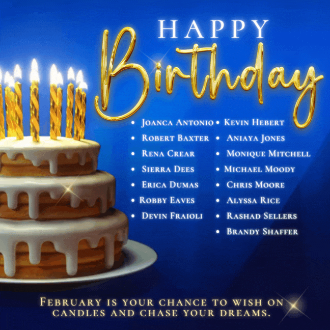 February Birthdays at Goodwill Industries of South MS