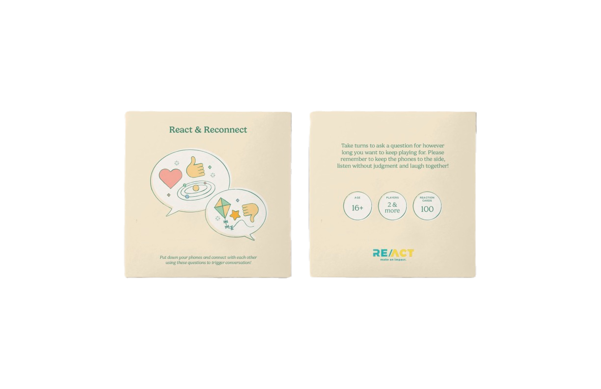 React & Reconnect Conversation Cards