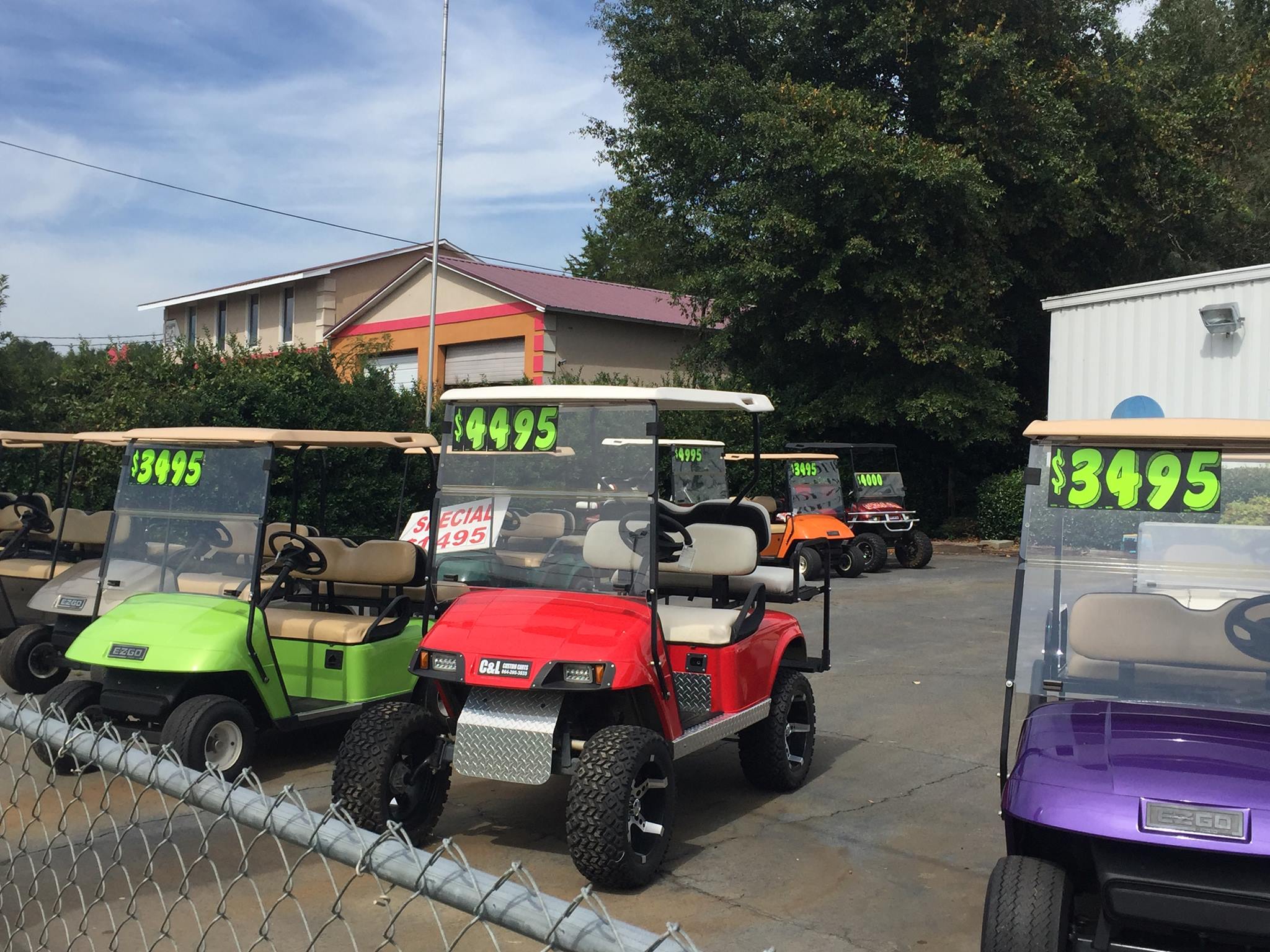 Golf Carts In Easley South Carolina C & R Golf Carts