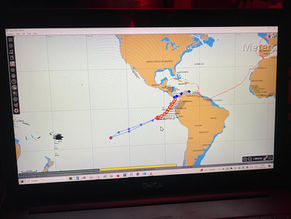 We are doing it. Crossing the South Pacific Ocean