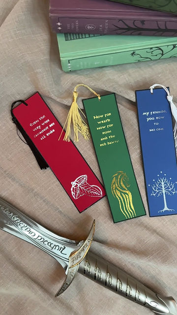 Thumbnail: Bookmarks from Middle Earth
