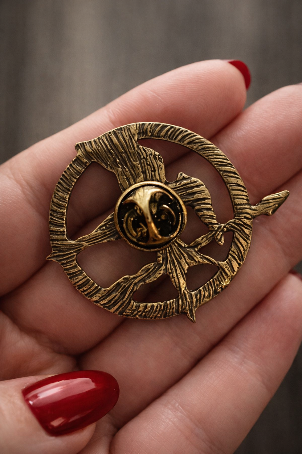 Thumbnail: Mockingbird Token pin