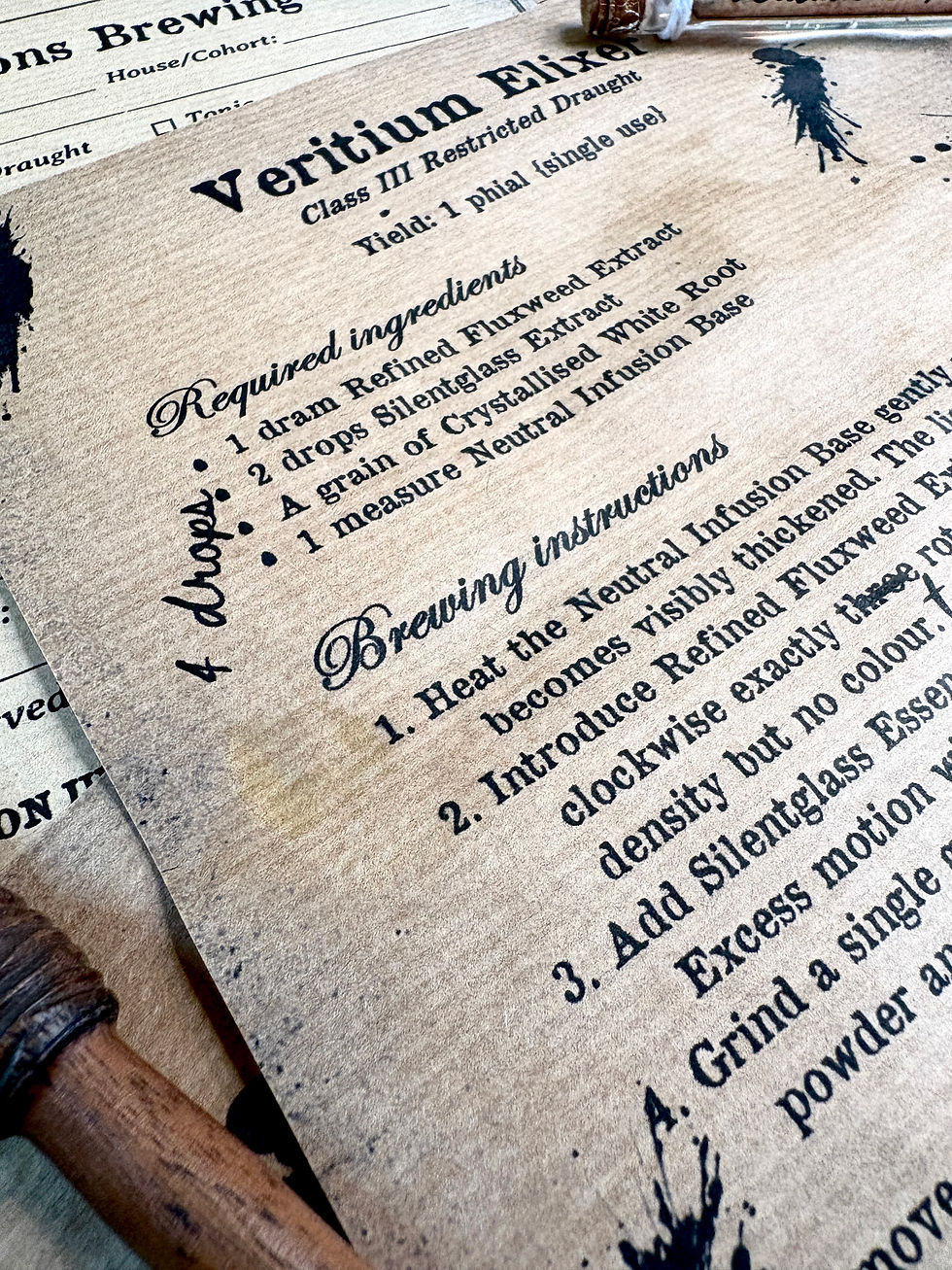 Thumbnail: Potion Studies Recipe - Veritium Elixer