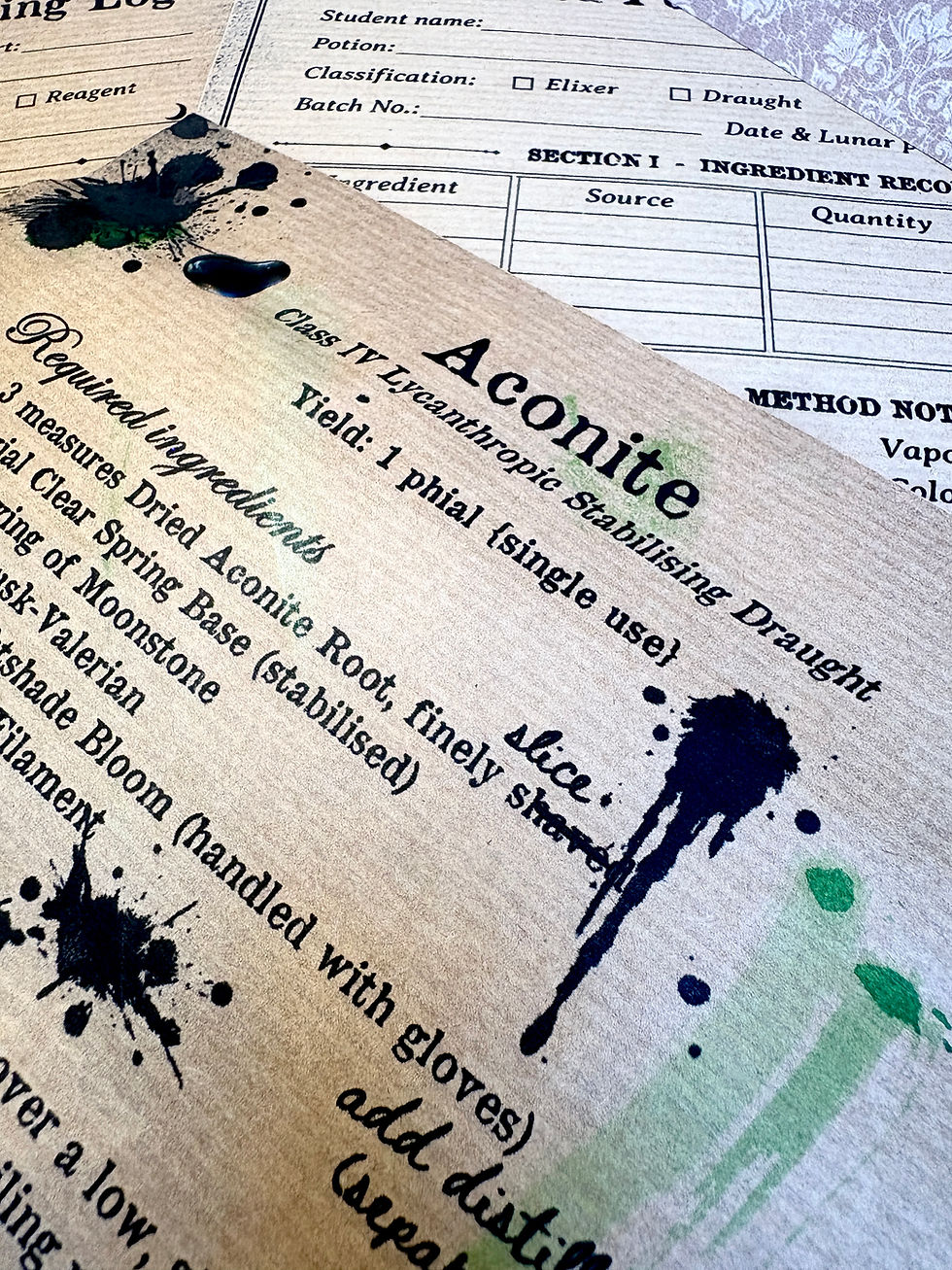 Thumbnail: Potion Studies Recipe - Aconite Lunar Tonic