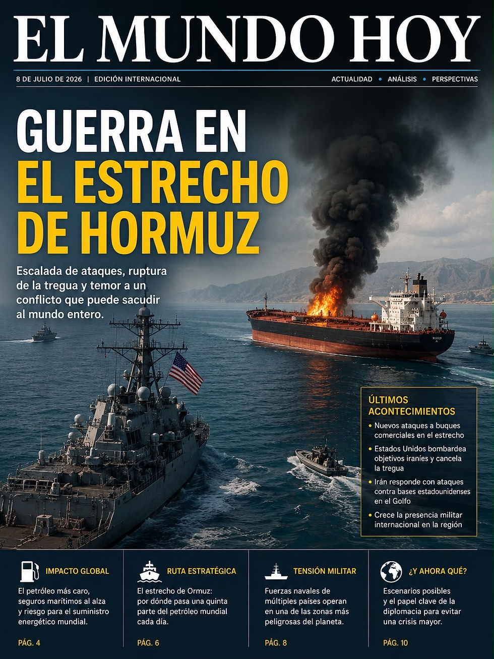 La guerra en el estrecho de Ormuz
