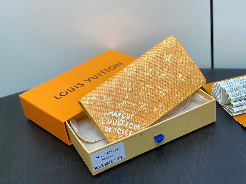 Louis Vuitton LV Yellow Flower Silk Print Long Wallet Series BRAZZA Money Wallet | Fashion Haven