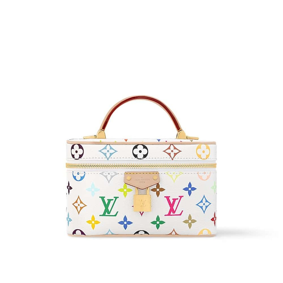 Thumbnail: Louis Vuitton LV WHITE COLOR CHAIN BAG COSMETIC BAG LV X TM VANITY CHAIN POUCH