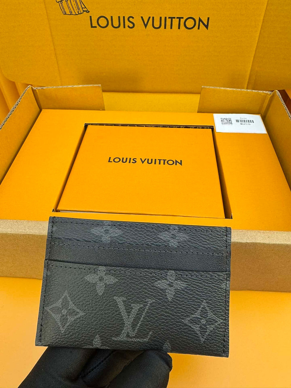 Thumbnail: Louis Vuitton LV Double Card Holder – Designer Wallet Dupe USA Pick
