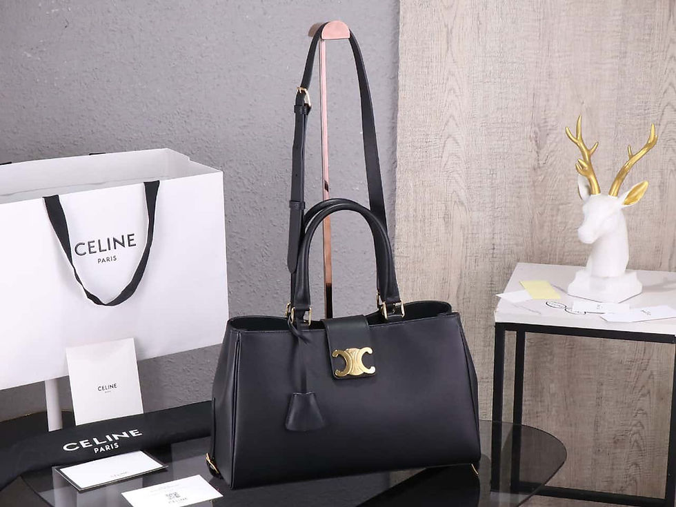 CELINE Cloche Clés Padlock Tote Bag – Cheap Celine Replica with Elegant Designer