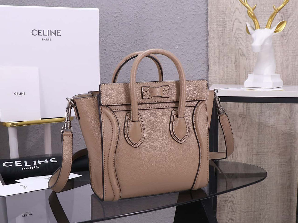 Thumbnail: Céline Nano Luggage Smiley Face Bag - 1:1 AAA Replica (Luxury Celine Dupe)