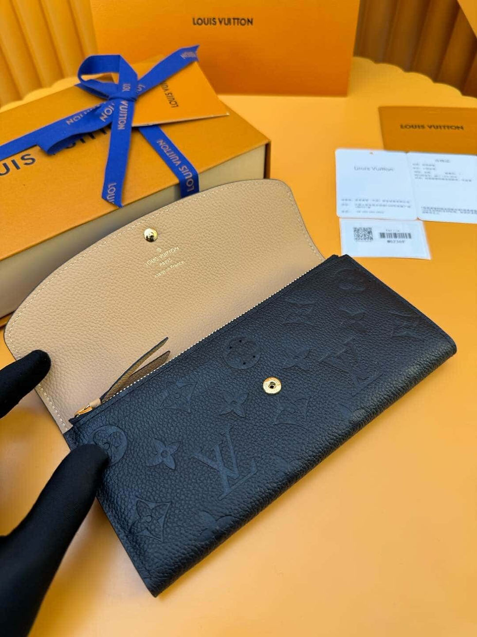 Thumbnail: Louis Vuitton LV Emilie Wallet | Fashion Haven