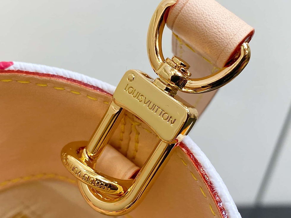 Thumbnail: Louis Vuitton LV Rivage BB Handbag 2025 White Bucket Bag Spring and Summer Show