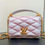 Thumbnail: Louis Vuitton LV GO-14 Teist handbag medium leather diamond chain bag