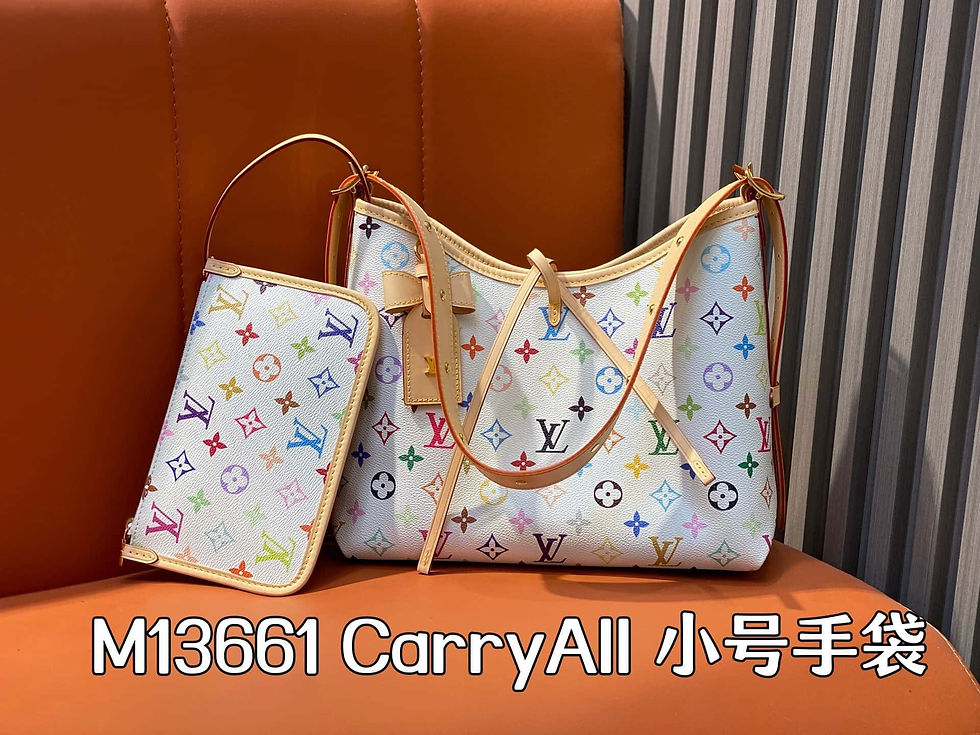 Miniaturbild: Louis Vuitton LV White Shopping Bag Series CarryAll Small Handbag 2025 Takashi M