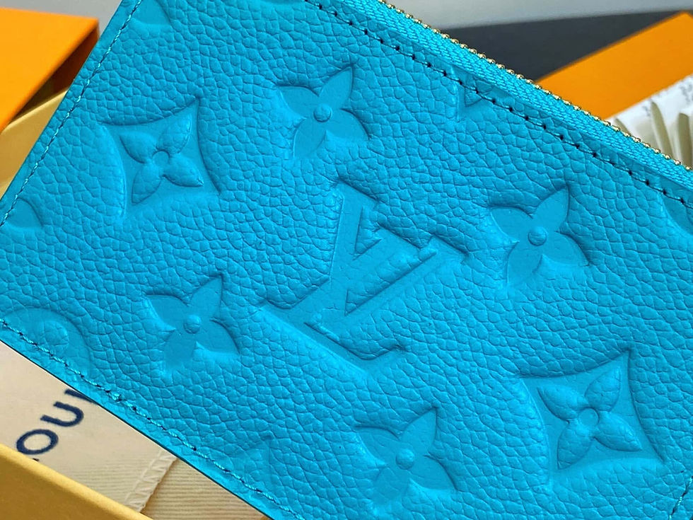 Miniaturbild: Louis Vuitton LV x TM ROMY Card Holder Wallet Blue & White