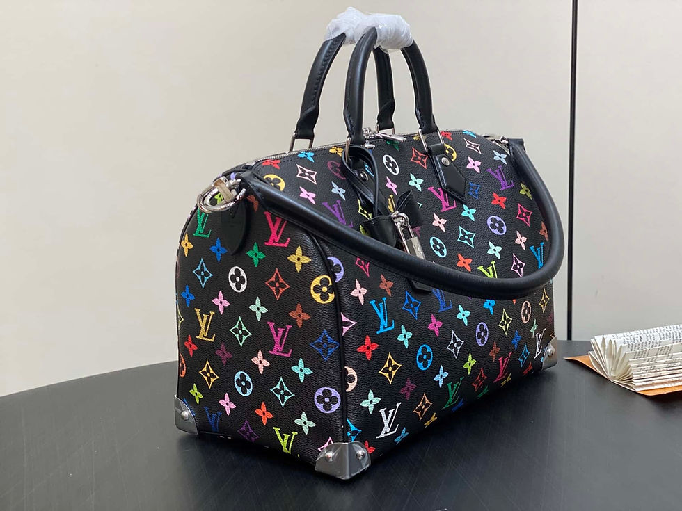 Miniaturbild: Louis Vuitton LV Black Pillow Bag speedy This Speedy Soft 30 Handbag