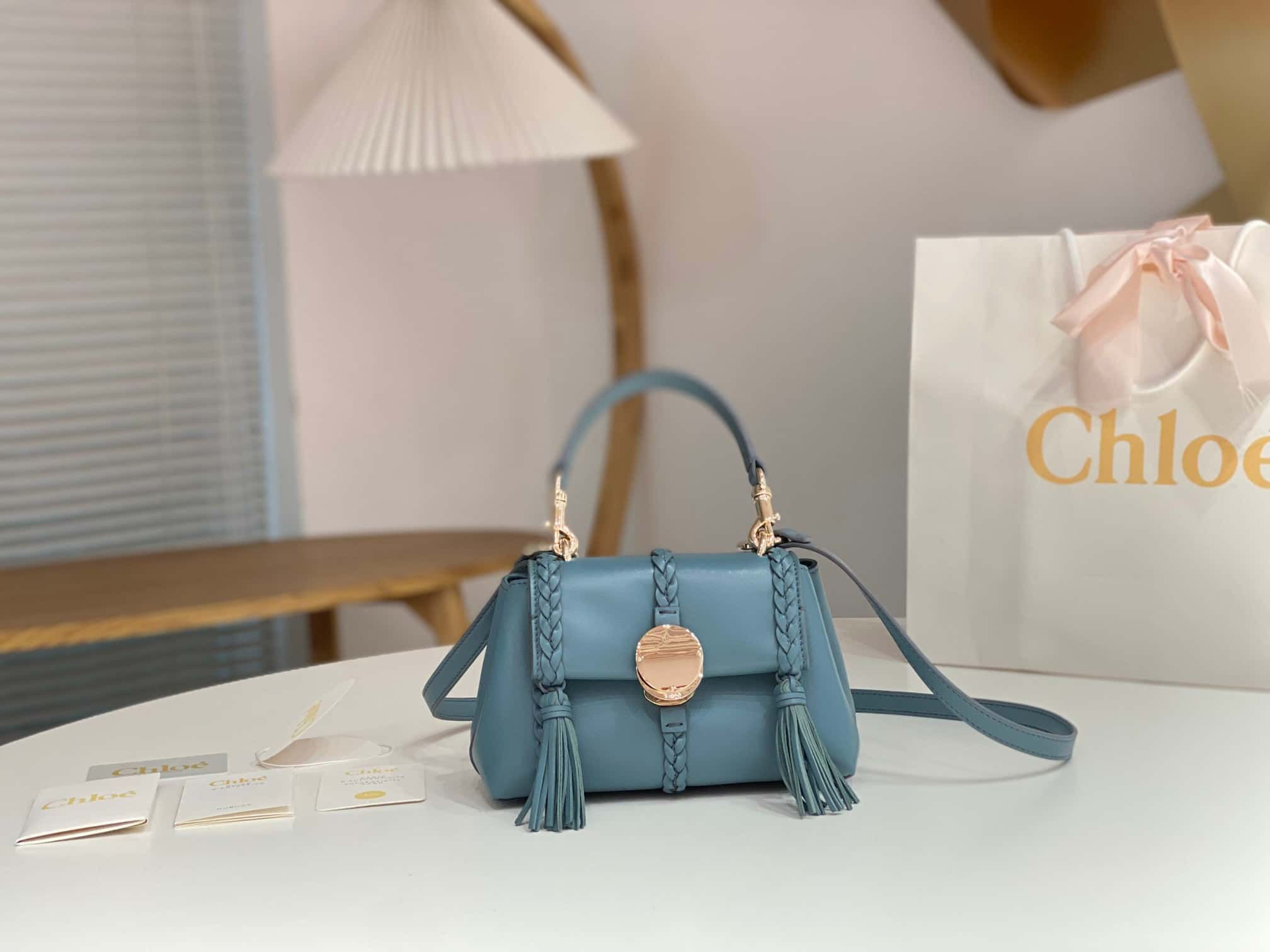 Chloé Penelope Mini Soft Shoulder Bag 22CM Blue – Top Chloé Bag Dupe Picks