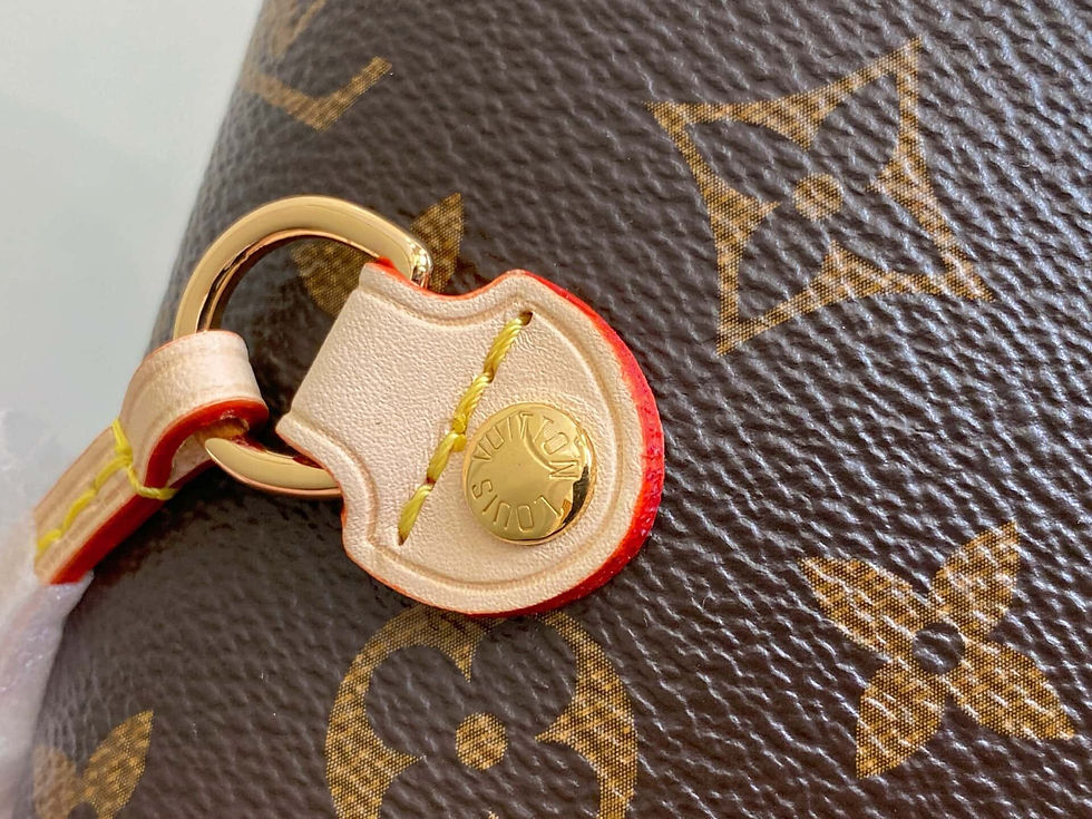 Thumbnail: Louis Vuitton LV Old Flower Silk-screen Flower Shopping Bag NEVERFULL Medium Bag