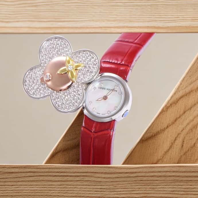 Thumbnail: Vivienne Series Diamond Dial Watch – LV Replica