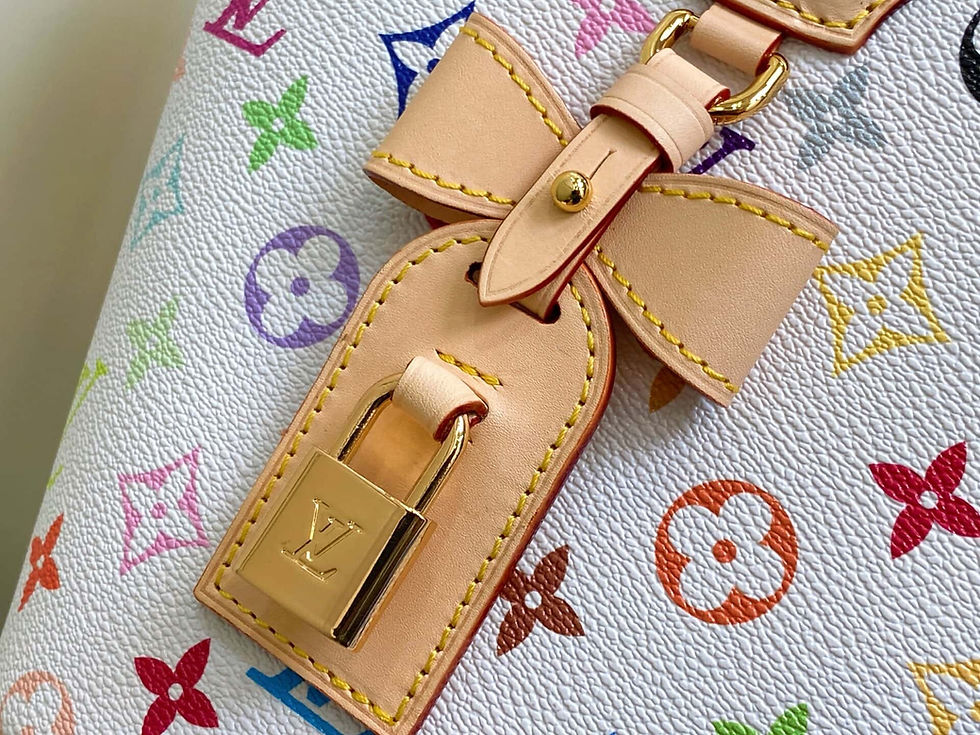 Thumbnail: Louis Vuitton LV Rivage BB Handbag 2025 White Bucket Bag Spring and Summer Show