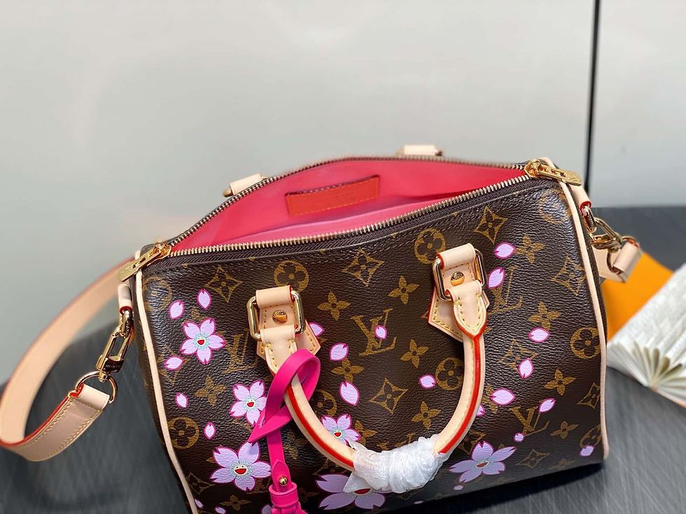 Thumbnail: X Tm Speedy Bandoulière 25 Handbag Laohua Sakura/ Muraka – LUV430
