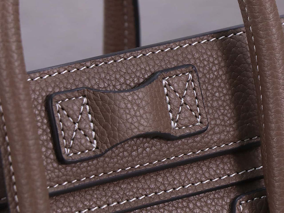 Thumbnail: Céline Nano Luggage Smiley Face Bag - 1:1 AAA Replica (Luxury Celine Dupe)