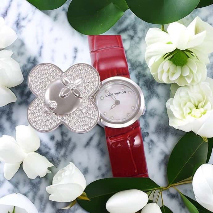 Thumbnail: LV Vivienne Diamond Watch – Mascot Quartz 34mm