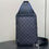 Thumbnail: Avenue Shoulder Bag Black Check Blue Label Men'S Bag Chest Bag – LUV365