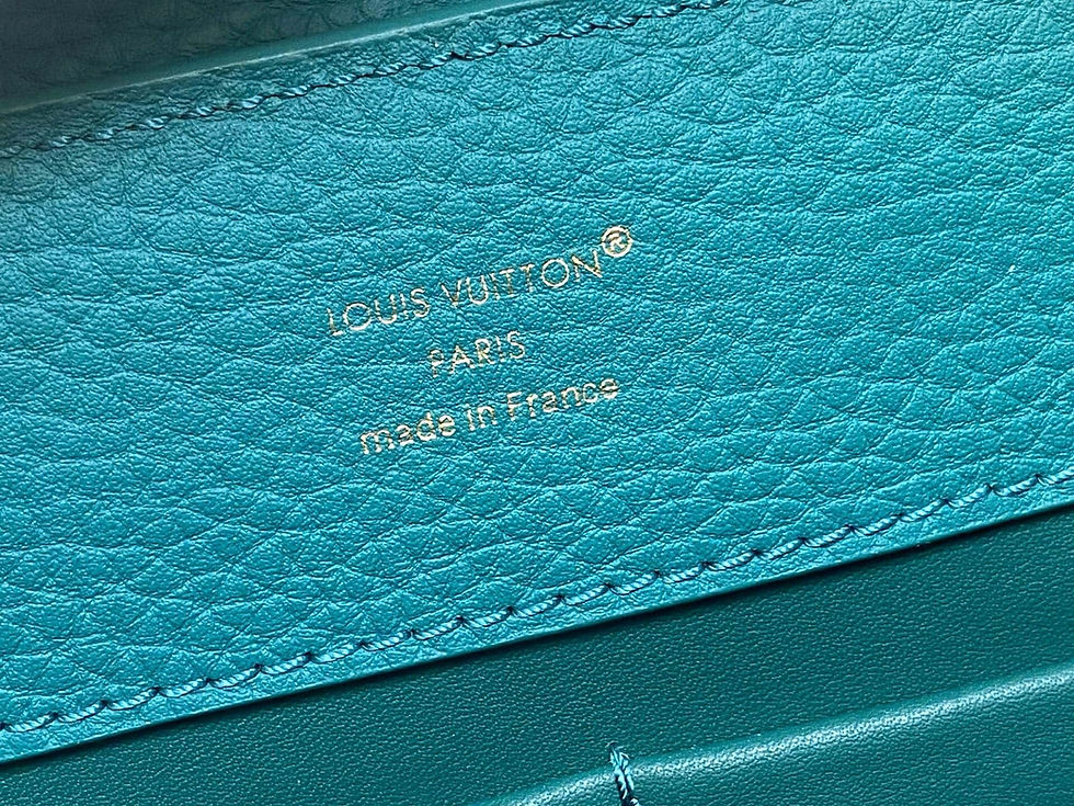 Miniaturbild: Louis Vuitton LV Capucines medium handbag full leather british style bag green