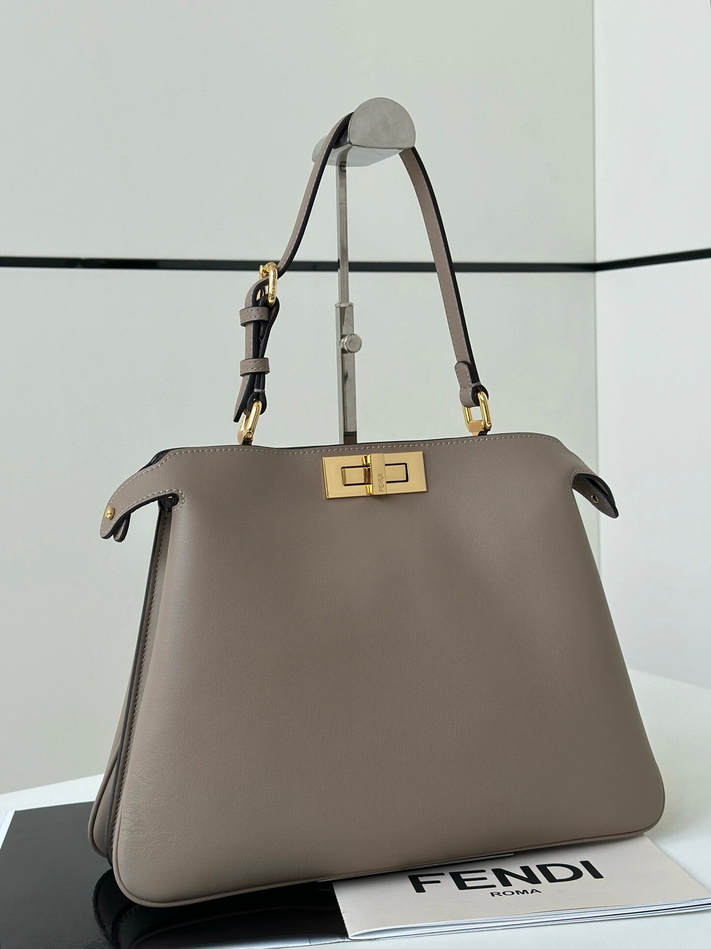 FENDI's latest iconic PEEKABOO medium-sized handbag model number 80172