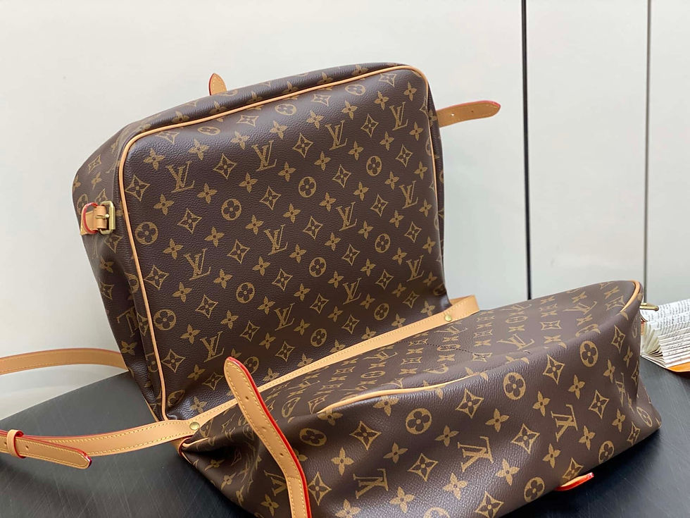 Miniaturbild: Louis Vuitton LV Old Flower Gemini Medium Handbag AUMUR Medium Handbag