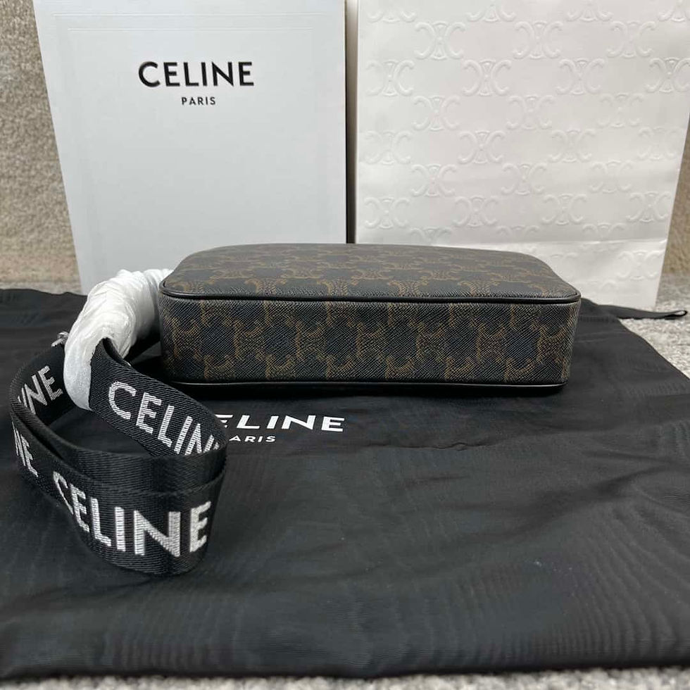 Miniaturbild: CELINE logo printed medium-sized messenger bag affordable celine replica bags