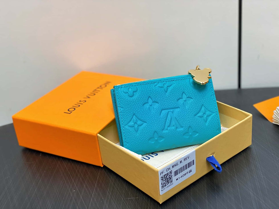 Miniaturbild: Louis Vuitton LV x TM Portfolio Lisa Wallet Blue & White