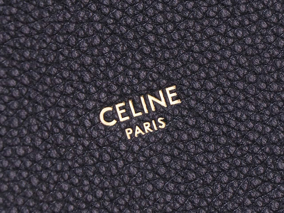 Miniaturbild: Celine Bucket 16 Bag Black - Calfskin Leather AAA Replica (1:1 Luxury Quality)