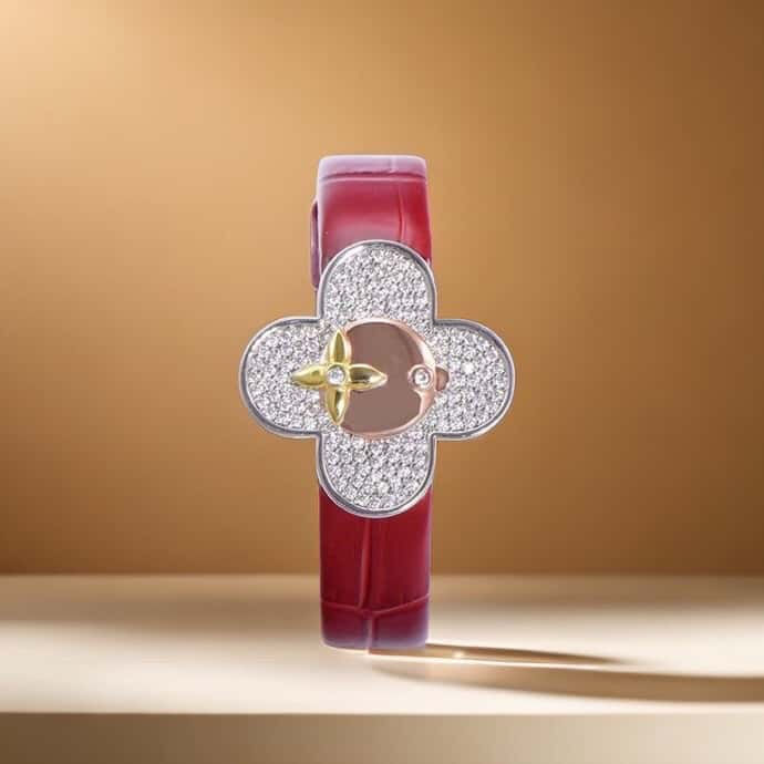 Thumbnail: Vivienne Series Diamond Dial Watch – LV Replica