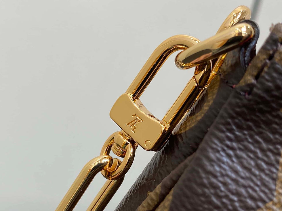 Thumbnail: Louis Vuitton LV Old Flower Panda Mahjong Bag POCHETTE ACCESSOIRES