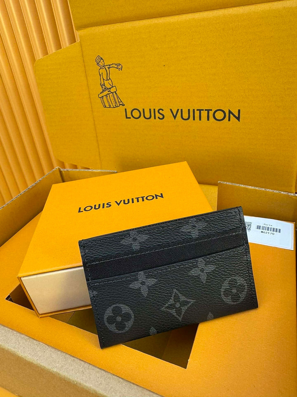 Thumbnail: Louis Vuitton LV Double Card Holder – Designer Wallet Dupe USA Pick