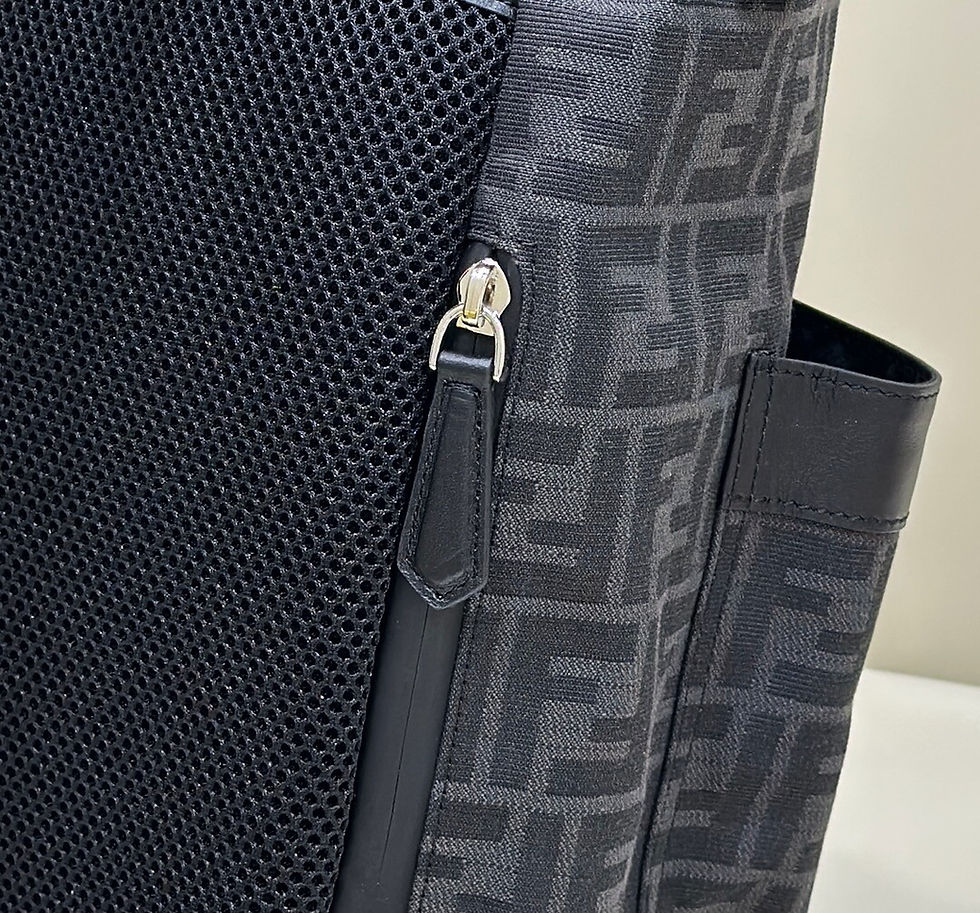 Miniaturbild: FENDI Middle and Old Flower Backpack Super Large Capacity Cool Bag Model No. 858