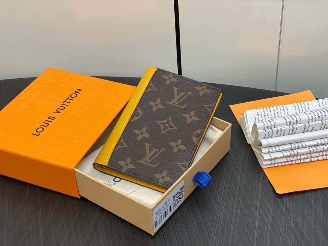 Old Flower Yellow Passport Wallet Series Passport Protective – LUV850