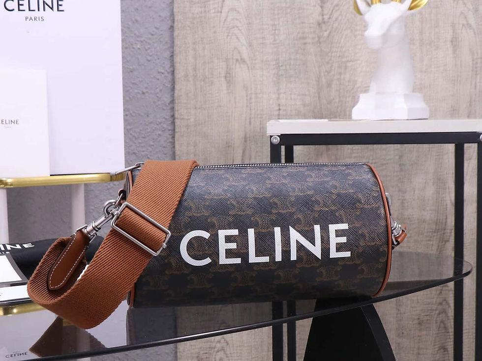 CELINE Cylindrical Logo Bag – New Celine Replica Bag with Iconic Printed Design