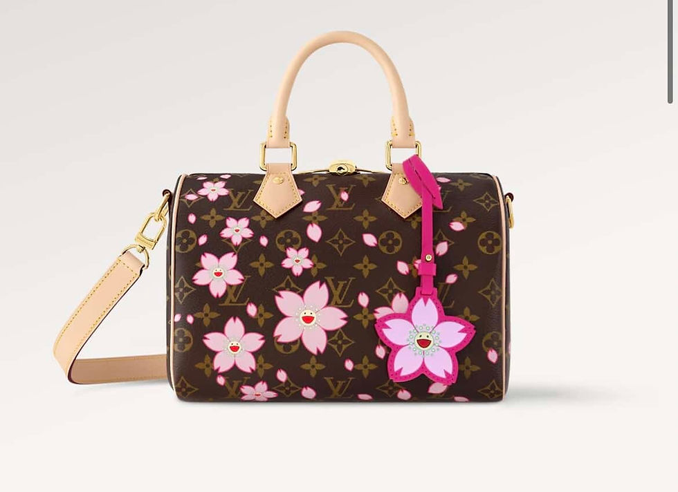 Thumbnail: X Tm Speedy Bandoulière 25 Handbag Laohua Sakura/ Muraka – LUV430