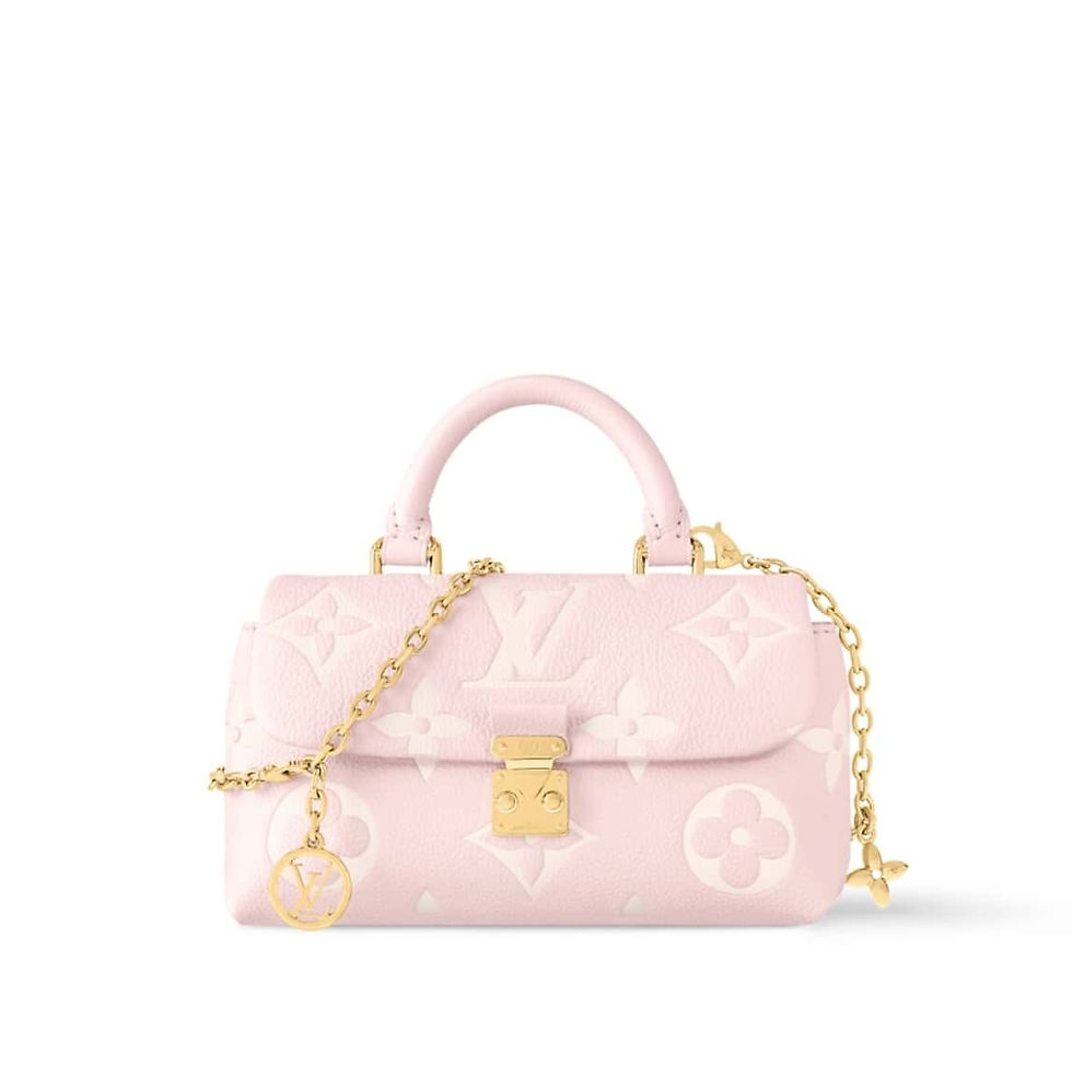 Thumbnail: Louis Vuitton Nano Bag – old lv wallet Pink Empreinte Leather