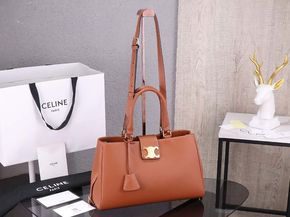 CELINE Cloche Clés Padlock Tote Bag – Cheap Celine Replica with Elegant Designer
