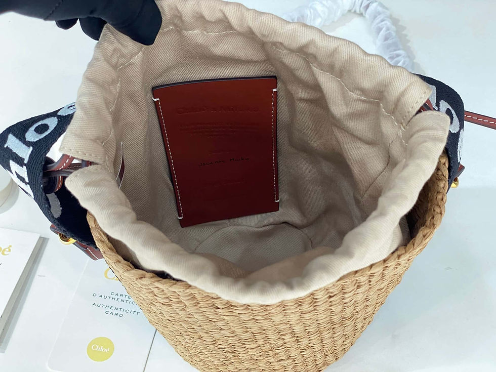 Thumbnail: Chloe small bucket bag panda color matching 17CM chloe looklike bag aaa replica